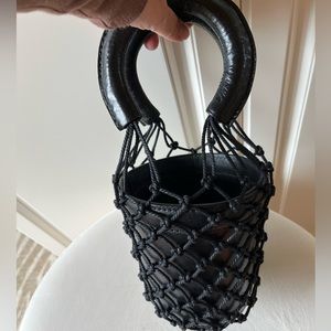 STAUD Moreau mini leather bucket bag